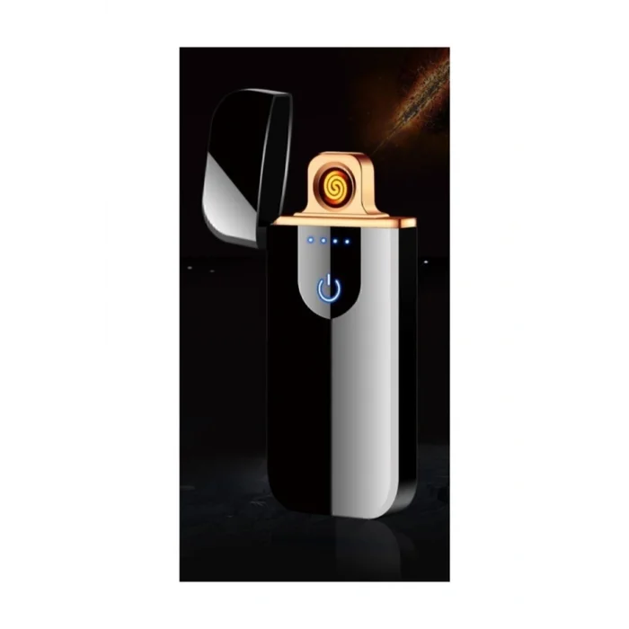 Genel Ürün Nanopro Parmak Izi Dokunmatik Çakmak Usb Şarj Anti-rüzgar Elektronik Çakmak