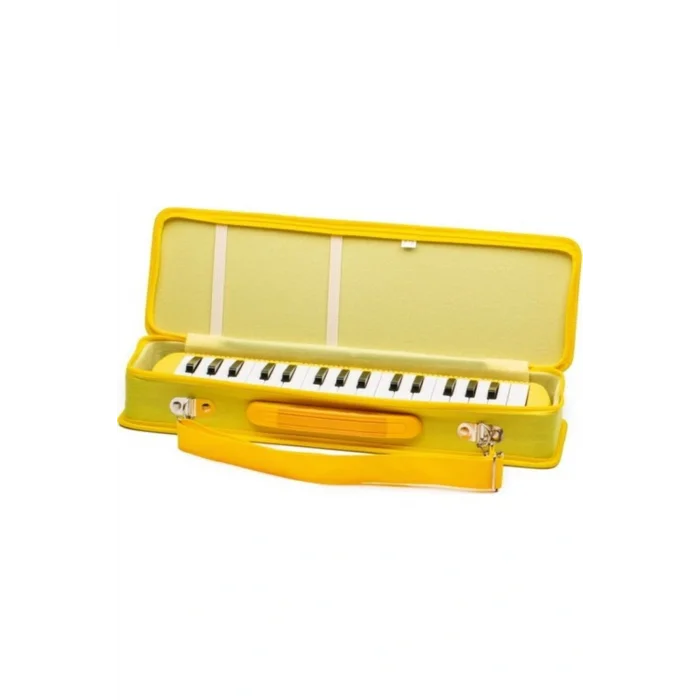 Genel Ürün Lino Melodika 32 Tuşlu Özel Çantalı Pastel Sarı