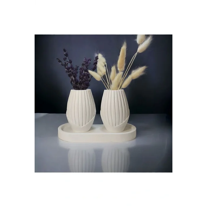 Biblo Dekoratif salon vazo seti dekoratif aksesuar, vazo, hediyelik, biblo, ev dekorasyon ürünleri