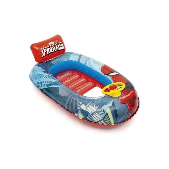 Genel Ürün Örümcek Adam Direksiyonlu Çocuk Deniz Botu 112x71 Cm Marvel Spiderman