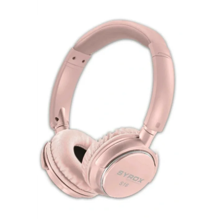 Genel Ürün Kulaküstü Kablosuz Bluetooth Kulaklık Hafıza Kartı Girişli S16 Pembe