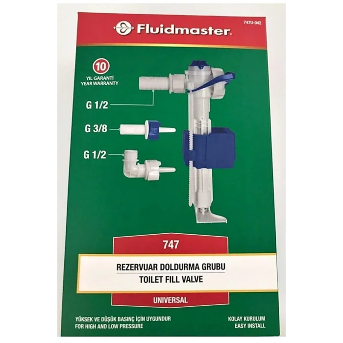 Genel Ürün Vitra, Kale, Serel, Creavit, Bocchi ile Uyumlu Gömme Rezervuar Seti Doldurma Grubu (3/8,1/2,1/2)