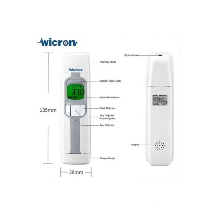 Termos Alından Ve Kulaktan Ateş Ölçer Termometre T92