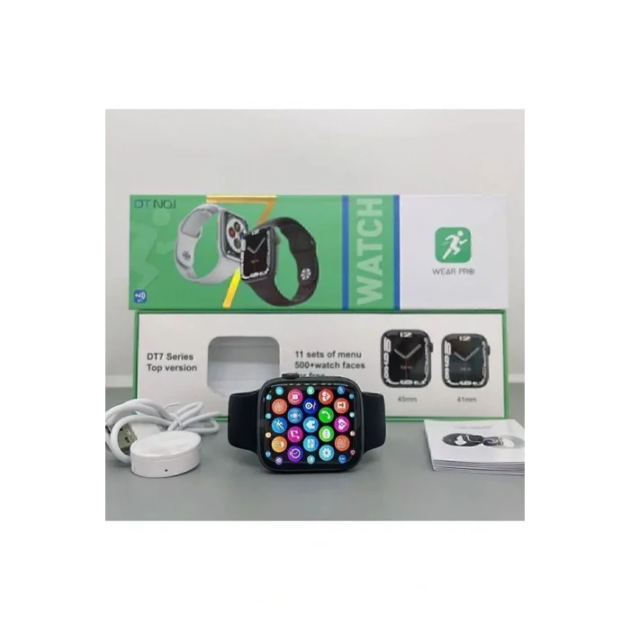 Kol Saati Watch 7 Max Dt7 No.1 I7 Smartwatch 2022 Siri Nfc Ip68 Suya Dayanıklı Kablosuz Şarj Akıllı Saat