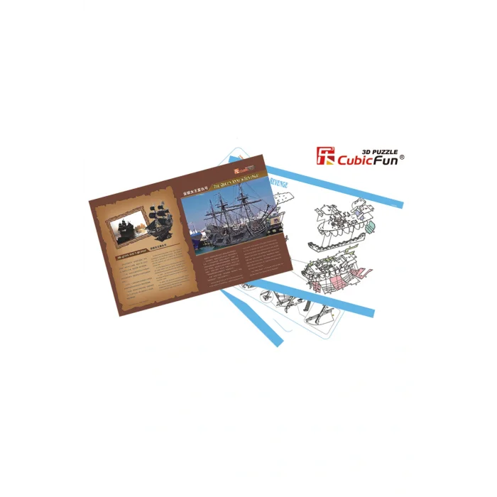 Genel Ürün 3D 155 Parça The Queen Anne’S Revenge Gemi