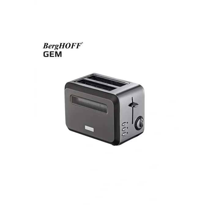 Genel Ürün Gem Tıtan Parlak Gümüş Gri Iki Dilim Ekmek Kızartma Makinesi