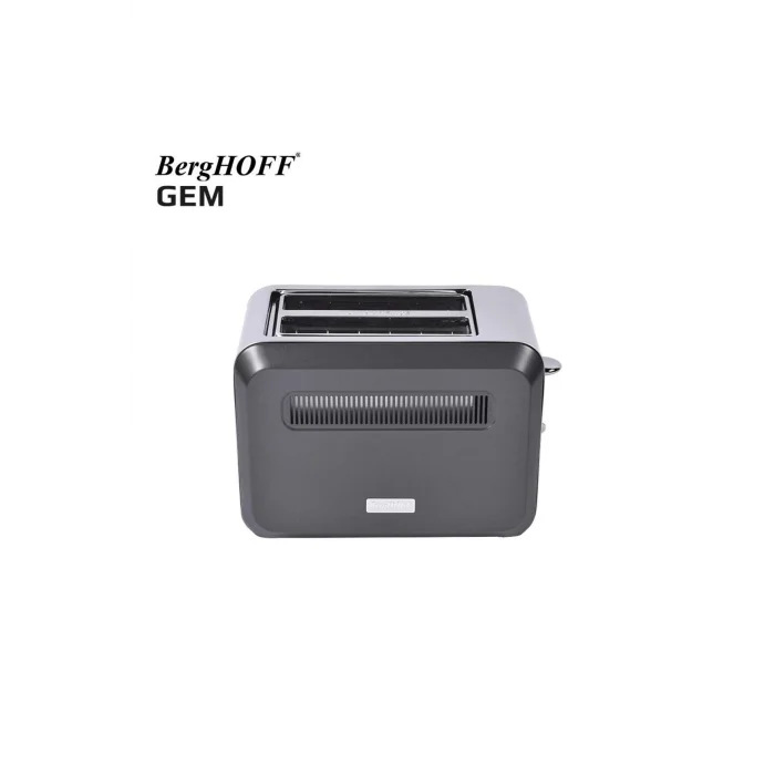 Genel Ürün Gem Tıtan Parlak Gümüş Gri Iki Dilim Ekmek Kızartma Makinesi