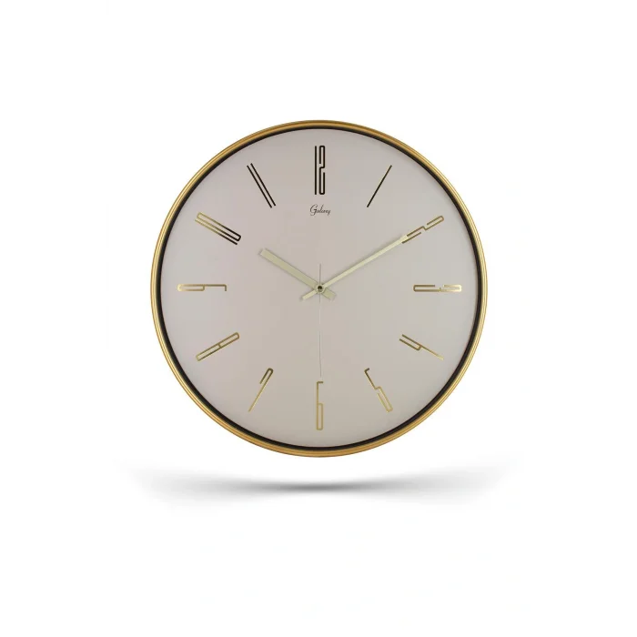Kol Saati GOLD BEJ KADRAN RAKAMLI DUVAR SAATİ 43 CM