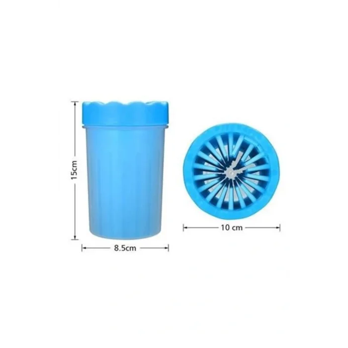 Genel Ürün Silikon Jel Fırçalı Kedi Köpek Pati Ayak Yıkama Temizleme Kovası (küçük)