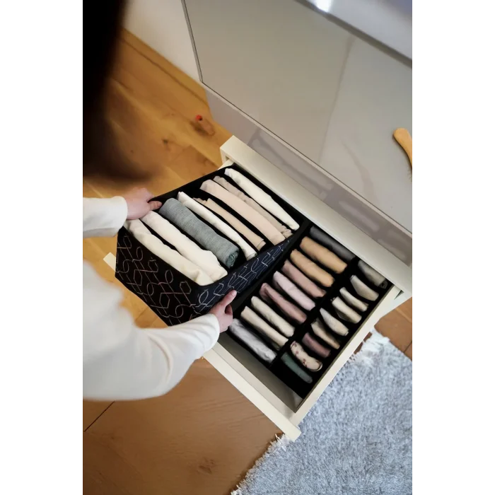 Genel Ürün Glamour 10 Bölmeli Çekmece Düzenleyici, Large, Evinize Düzen Getirin, Alanınızı Maksimuma Çıkarın