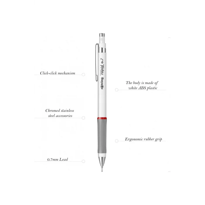 Genel Ürün RAPİD 0.7 MM VERSATİL KALEM BEYAZ