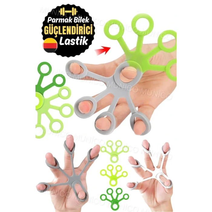 Genel Ürün Parmak Kol Güçlendirici Kavrama Direnç Bandı Gerginlik Kol Damar Çıkartıcı Terapi Kavrama Güçlendir