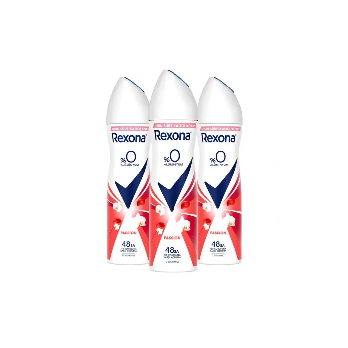Genel Ürün Kadın Sprey Deodorant Passion %0 Alüminyum 150 ml X3