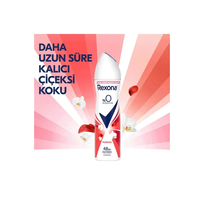 Genel Ürün Kadın Sprey Deodorant Passion %0 Alüminyum 150 ml X3