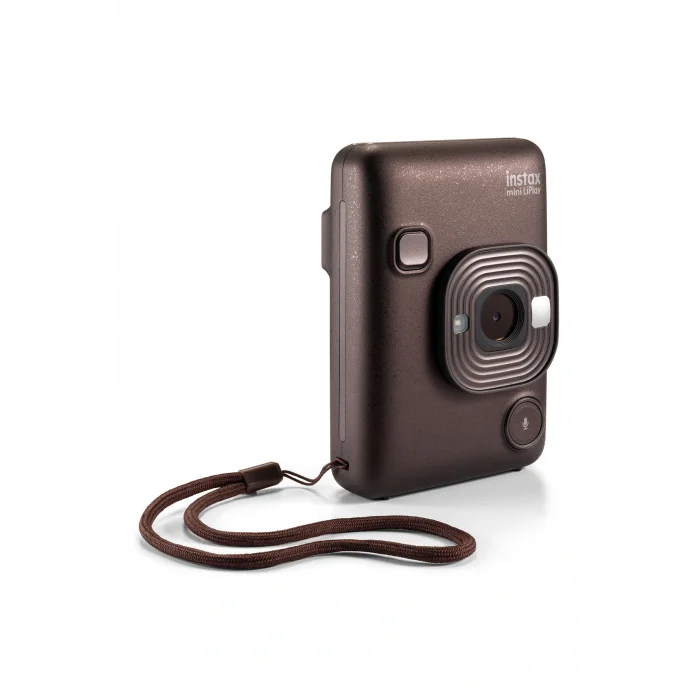 Genel Ürün Instax mini LiPlay Hybrid Deep Bronze Fotoğraf Makinesi-10lu Film ve Çerçeve Hediye Seti