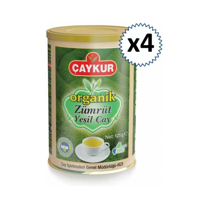 Genel Ürün Organik Zümrüt 125 Gr 4lü Paket Yeşil Çay
