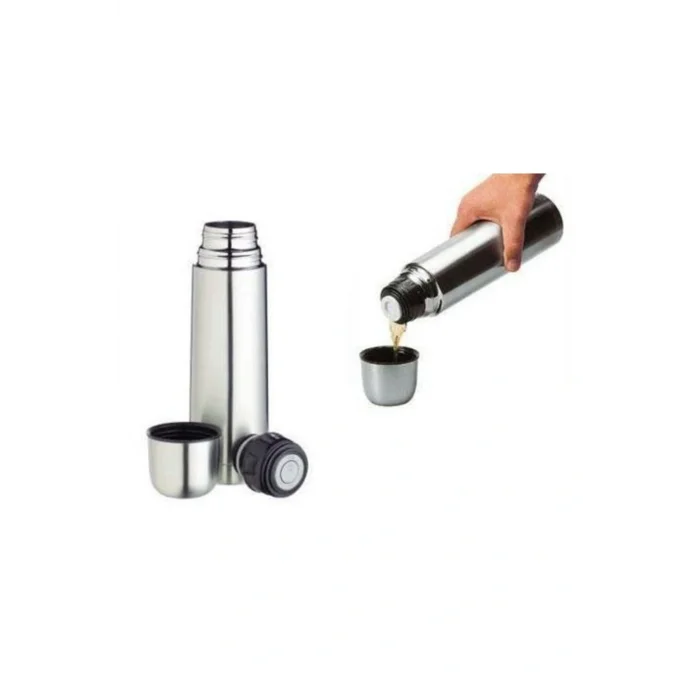 Termos Termos Çay Kahve Sıcak Su Termosu Paslanmaz Çelik Mermi Termos Bardak Özellikli Kapak 350 ml