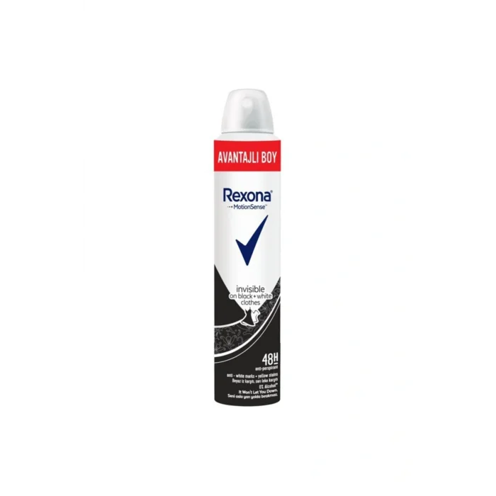 Genel Ürün Invisible Black & White Kadın Deodorant Sprey 200ml
