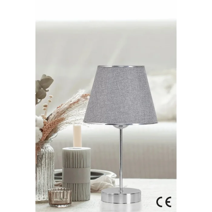 Genel Ürün Kumaş Galaksi Modern Pasta Tekli Ve 2 Li Gold Abajur Seti