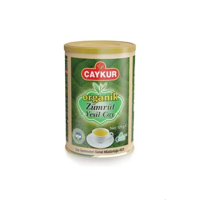 Genel Ürün 3x125 Gr Özel Seri Organik Zümrüt Yaprak Yeşil Çay 375 Gr