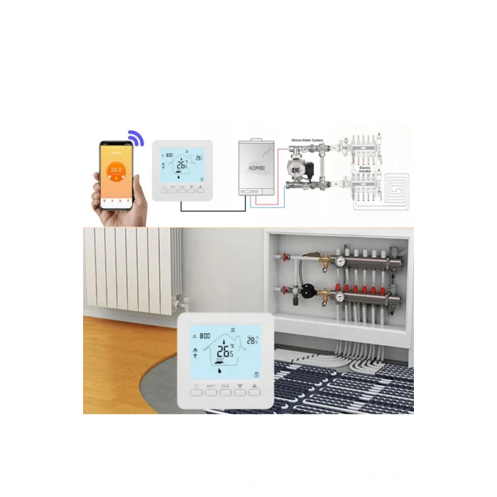 Termos Akıllı Wifi Kombi Termostatı | Kablolu