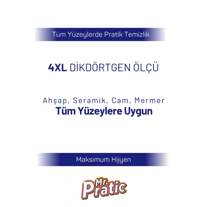 Havlu Premium Mandallı Mop Uyumlu Yer Temizlik Havlusu Beyaz Sabun Kokulu İz Bırakmaz Temizlik 40 Yaprak