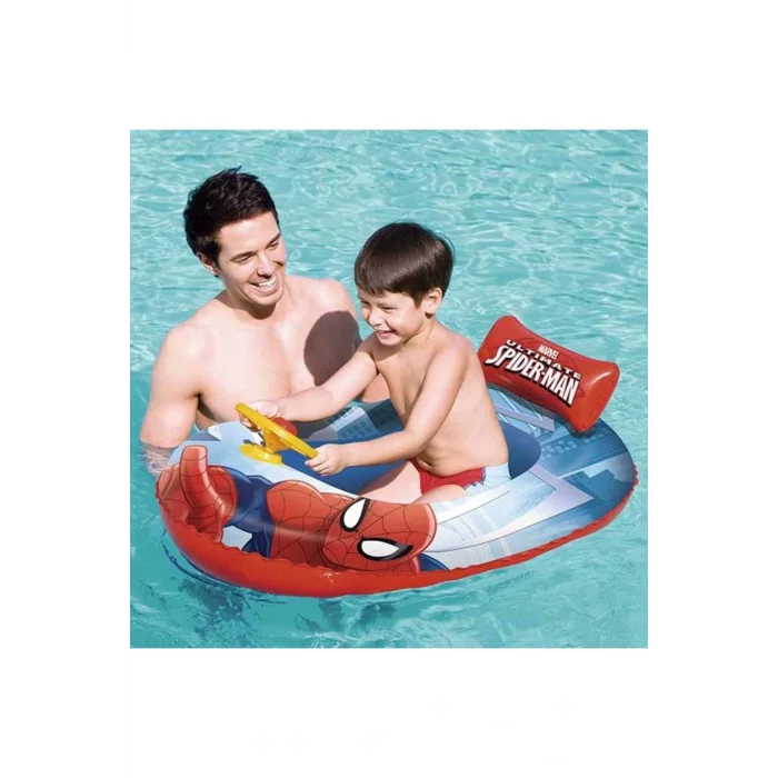 Genel Ürün Bw98009 Spıderman Şişme Deniz Botu 112x71cm Kutulu