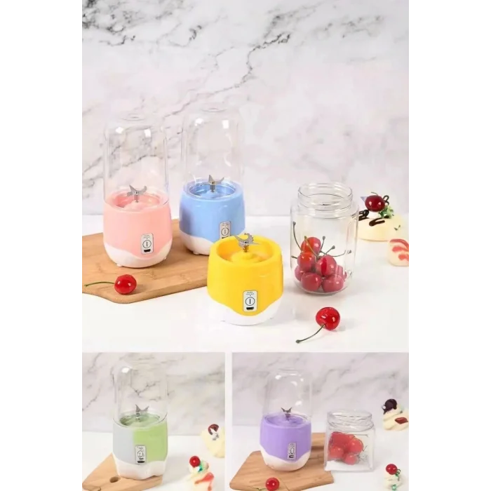 Genel Ürün Smothie Kişisel Blender 304 Çelik Bıçak Tritan Plastik Sızdırmaz Kapak Ergonomik Tasarım