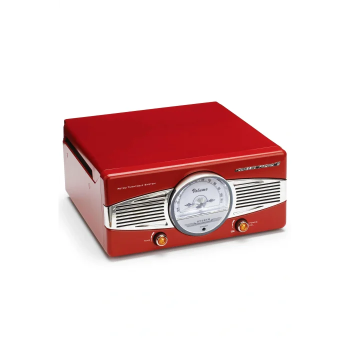 Genel Ürün Tt-27 Kırmızı Dahili Hoparlörlü Retro Pikap