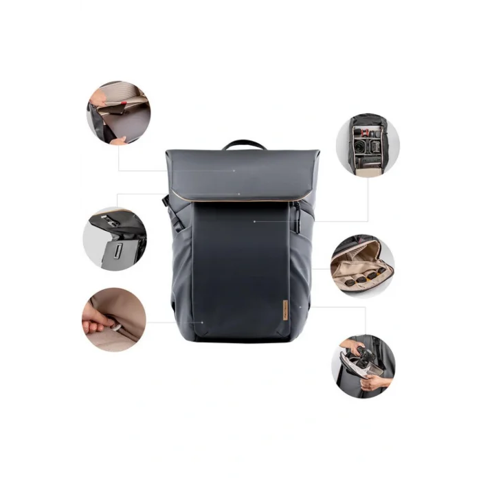 Genel Ürün OneGo Air Backpack 25L Sırt Çantası (Siyah)