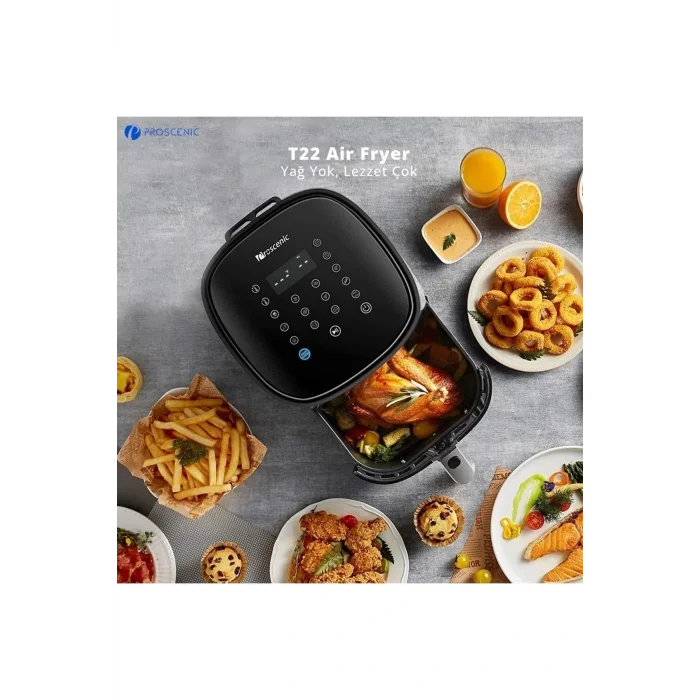 Genel Ürün T22 Smart Air Fryer 5l ( Türkiye Garantili)