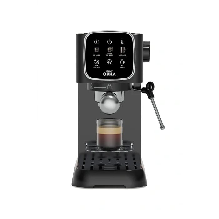 Genel Ürün OK0034-05 Arzum Okka Espresso Solo Yarı Otomatik Espresso Makinesi - Krom