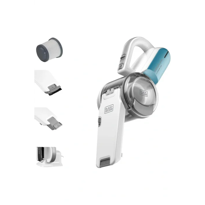 Genel Ürün Kablosuz Dustbuster Pivot El Süpürgesi, 10.8V Li-Ion, 440ml Kapasite, PV1020L-B5