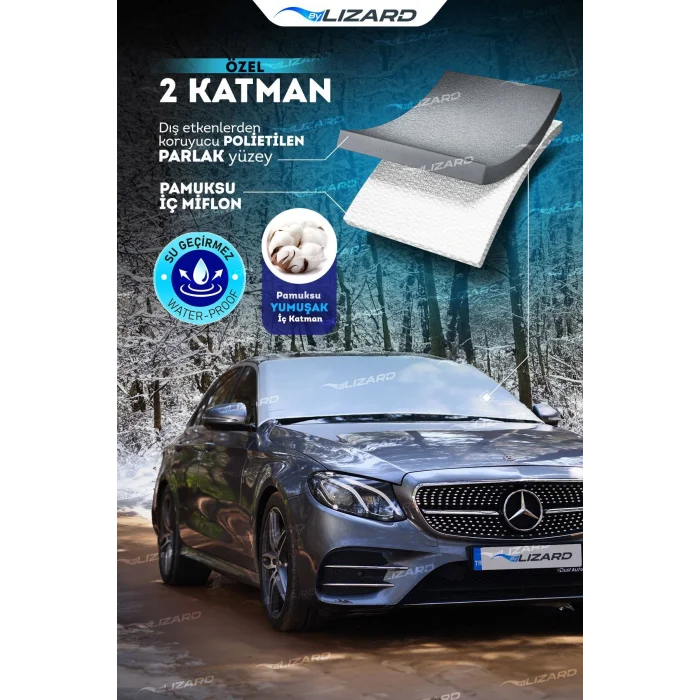 Genel Ürün Buzlanma Önleyici Araba Cam Üstü Kar Örtüsü Su Geçirmez Ön Cam Koruyucu