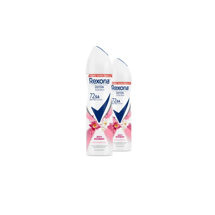 Kol Saati Kadın Sprey Deodorant Sexy Bouquet 72 Saat Kesintisiz Üstün Koruma 150 ml X2
