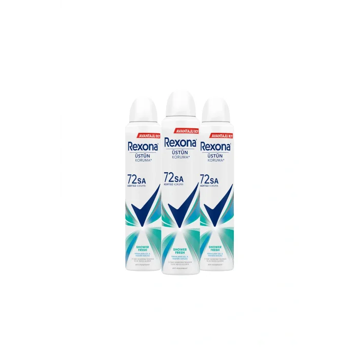 Genel Ürün Kadın Sprey Deodorant Shower Fresh 200 ml X3
