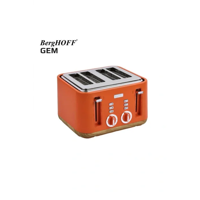 Genel Ürün Gem Natural Turuncu Dört Dilim Ekmek Kızartma Makinesi