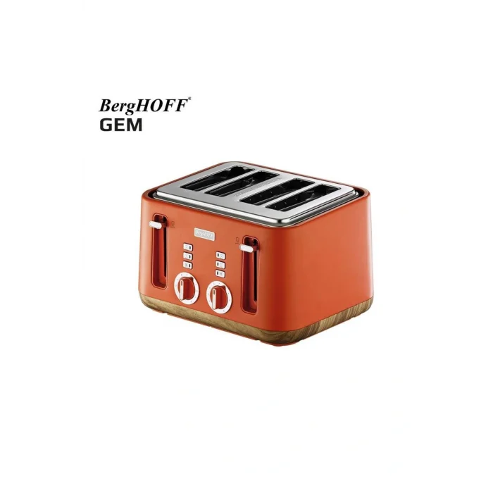 Genel Ürün Gem Natural Turuncu Dört Dilim Ekmek Kızartma Makinesi