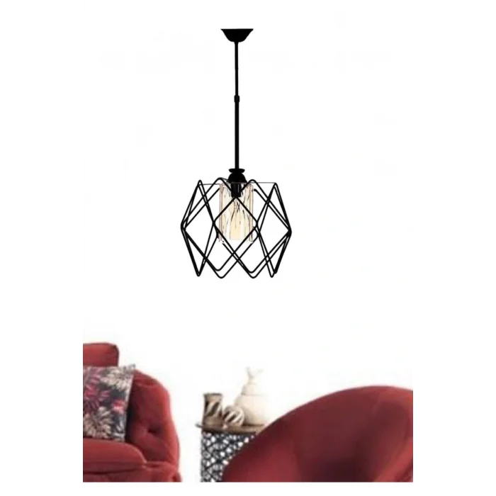 Genel Ürün Trend Siyah Jaka Lüx Sarkıt Avize