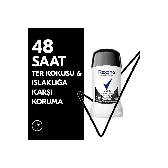 Genel Ürün Motionsense Kadın Stick Deodorant Invisible On Black White Clothes 40 ml