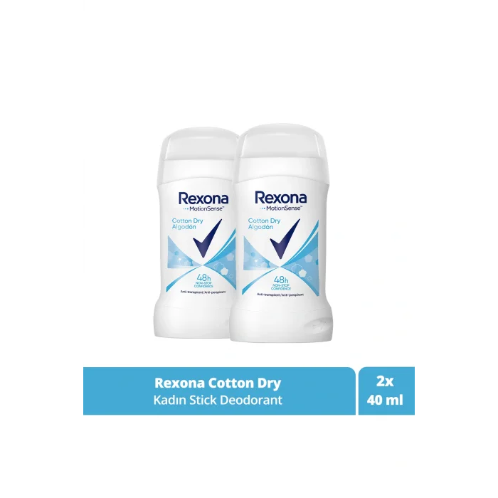 Genel Ürün Kadın Stick Deodorant Cotton Dry 40 ml X2