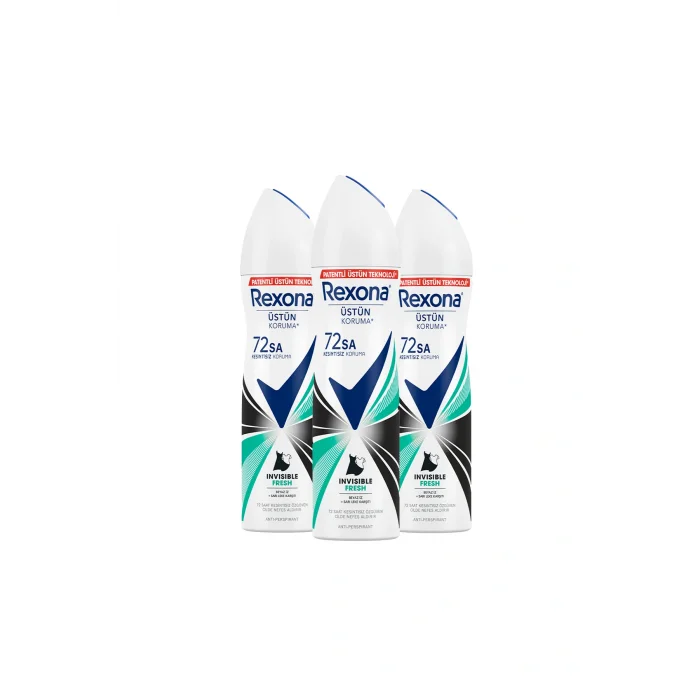 Kol Saati Kadın Sprey Deodorant Invisible Fresh Deep 72 Saat Kesintisiz Üstün Koruma 150 ml X3