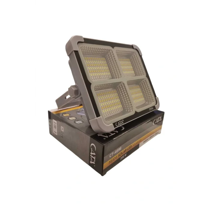 Genel Ürün Solar Led Portatif Projektör - Powerbank Özellikli Ct-4698