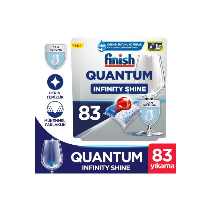 Genel Ürün Quantum Infinity Shine 166 Kapsül Bulaşık Makinesi Deterjanı Tableti (83X2)