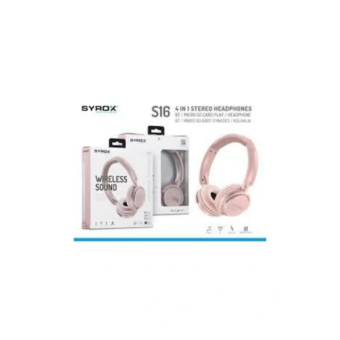 Genel Ürün S16 Bluetooth Kulak Üstü Kablosuz Mikrofonlu Kulaklık