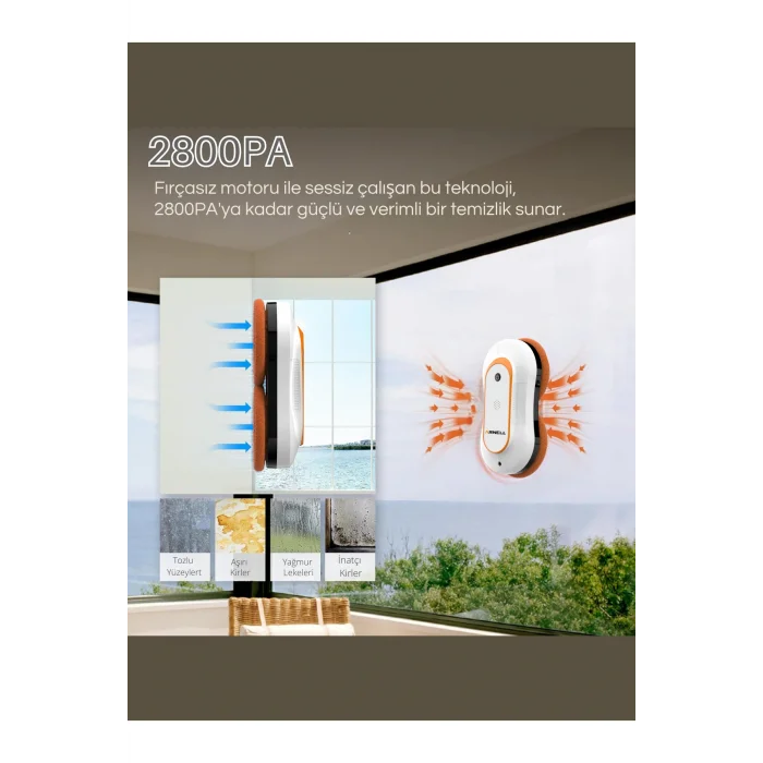 Genel Ürün Cam Silme Robotu Cambaz Active Akıllı Cam Temizleme Robotu Wcr-2310y