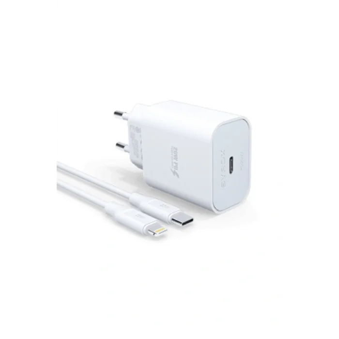 Genel Ürün Hızlı Quick 20w Pd Type-c Lightning Şarj Cihazı Tüm Iphone Serilerle Uyumlu Pd20l