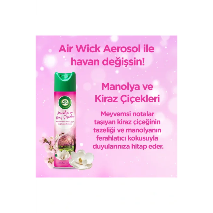 Genel Ürün Aerosol Manolya ve Kiraz Çiçeği 300 ml