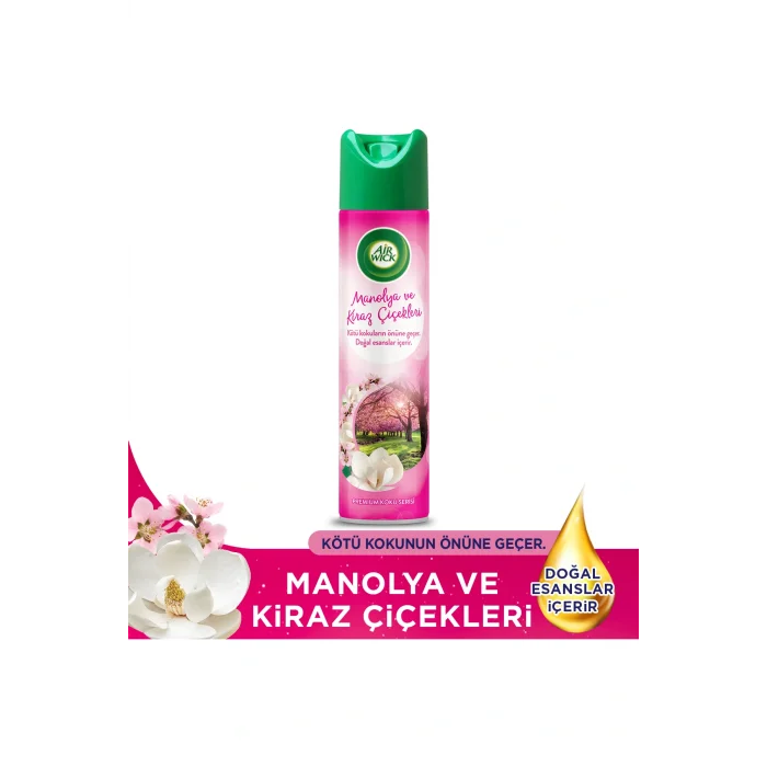 Genel Ürün Aerosol Manolya ve Kiraz Çiçeği 300 ml
