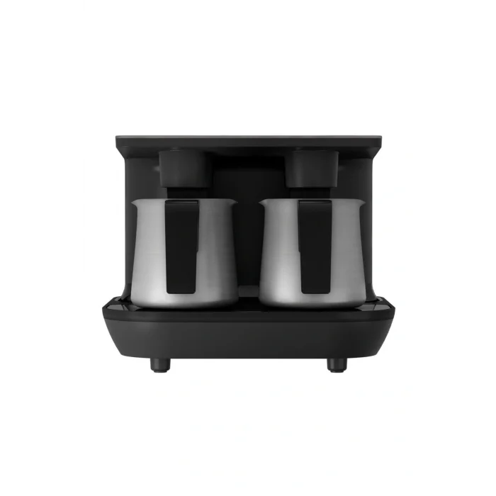 Genel Ürün Tkm 8961 A Keyf Antrasit Çelik İkili Türk Kahve Makinesi